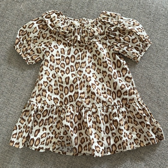 NWOT 18-24m Janie and Jack Leopard Dress - Picture 1 of 4